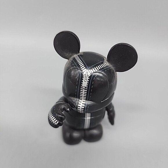 Disney Vinylmation Urban 6 Zipper by Thomas Scott Black Mickey Mouse - Picture 2 of 5